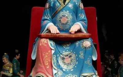 玻璃鋼彩繪章詞寺廟供奉太歲雕塑