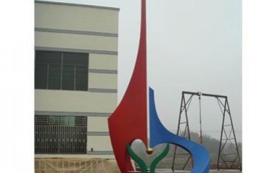 玻璃鋼抽象景區愛心雕塑