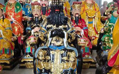 寺廟玻璃鋼彩繪龍王雕塑