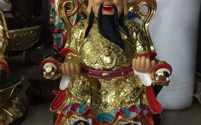 庭院供奉雕塑擺件玻璃鋼財(cái)神雕塑