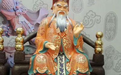 五路財(cái)神之偏財(cái)神玻璃鋼寺廟供奉財(cái)神雕塑