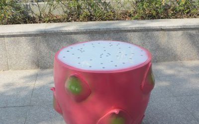 公園創意玻璃仿真水果火龍果雕塑